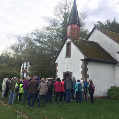 Arrêt Chapelle St Vincent de Guntzviller (rando guidée par notre CV dimanche 13/10/2024)