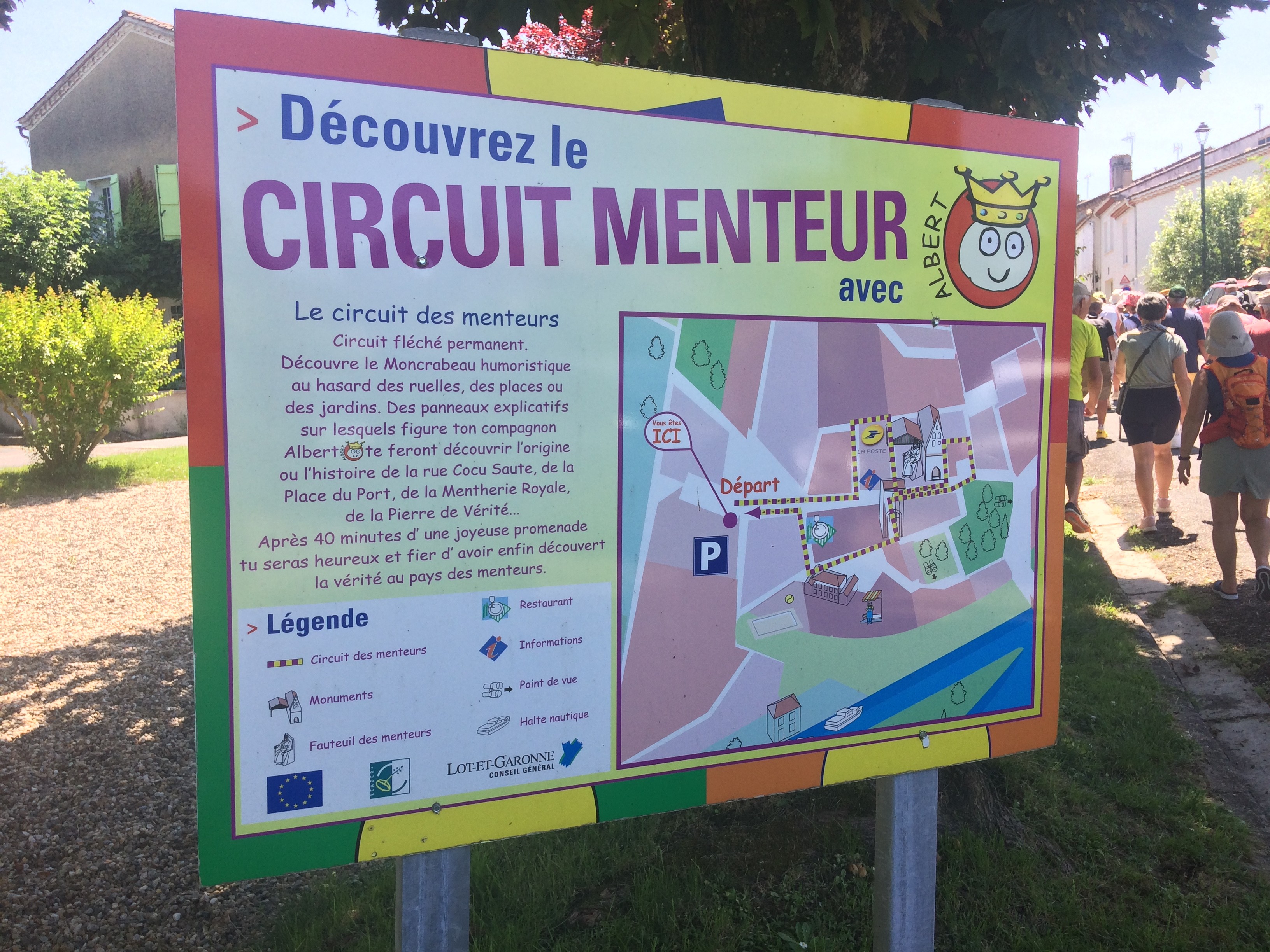 Le circuit du menteur à MONCRABEAU