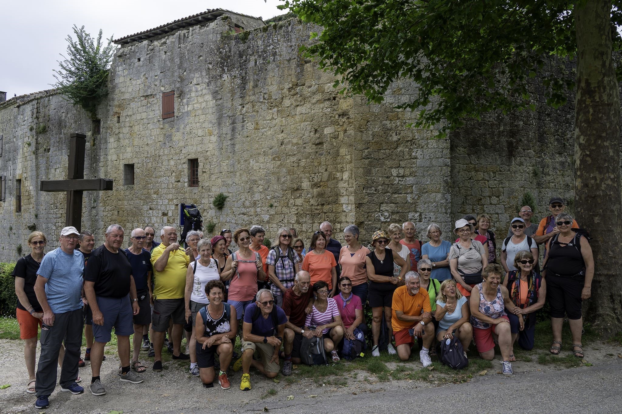 Le groupe à Larressingle