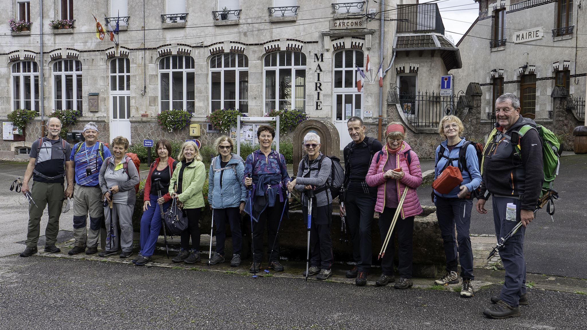 Le groupe à Vexaincourt