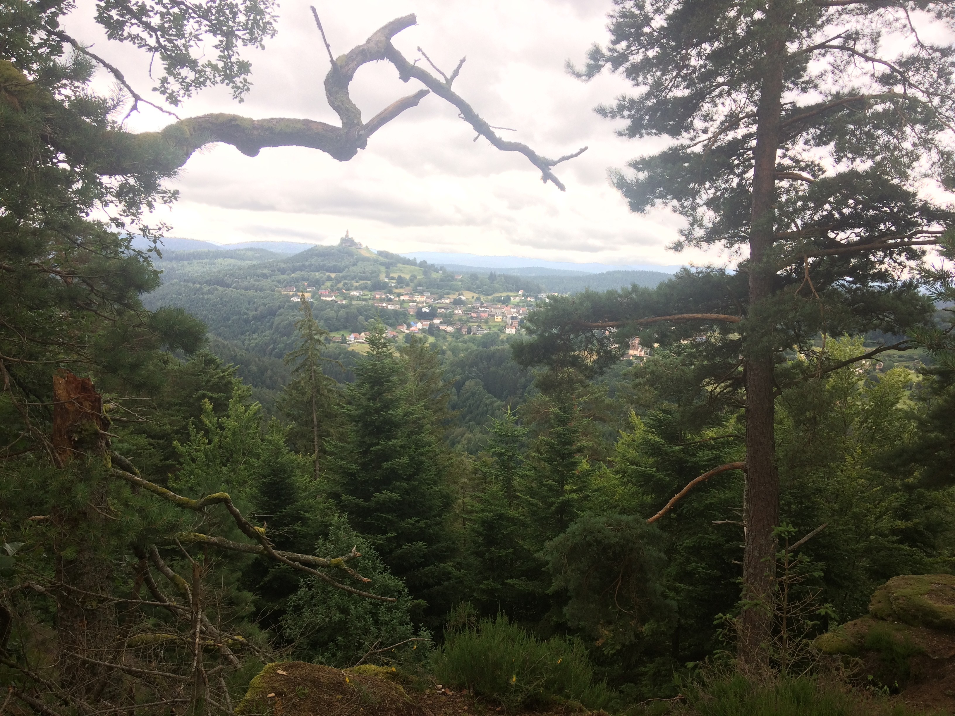 Vue sur le Rocher de Dabo